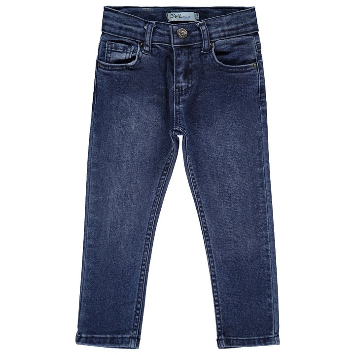 Blugi Arthur, bumbac si elastan, Albastru/Albastru mavi/Negru, Albastru