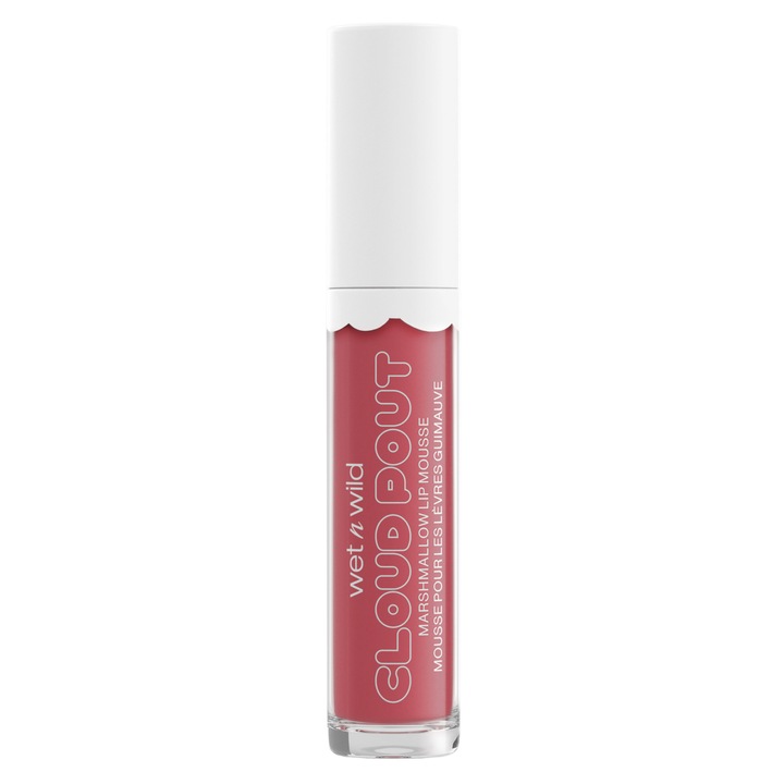 Течно червило Wet n Wild, Cloud Pout Marshmallow Lip Mousse, Marshmallow Madness