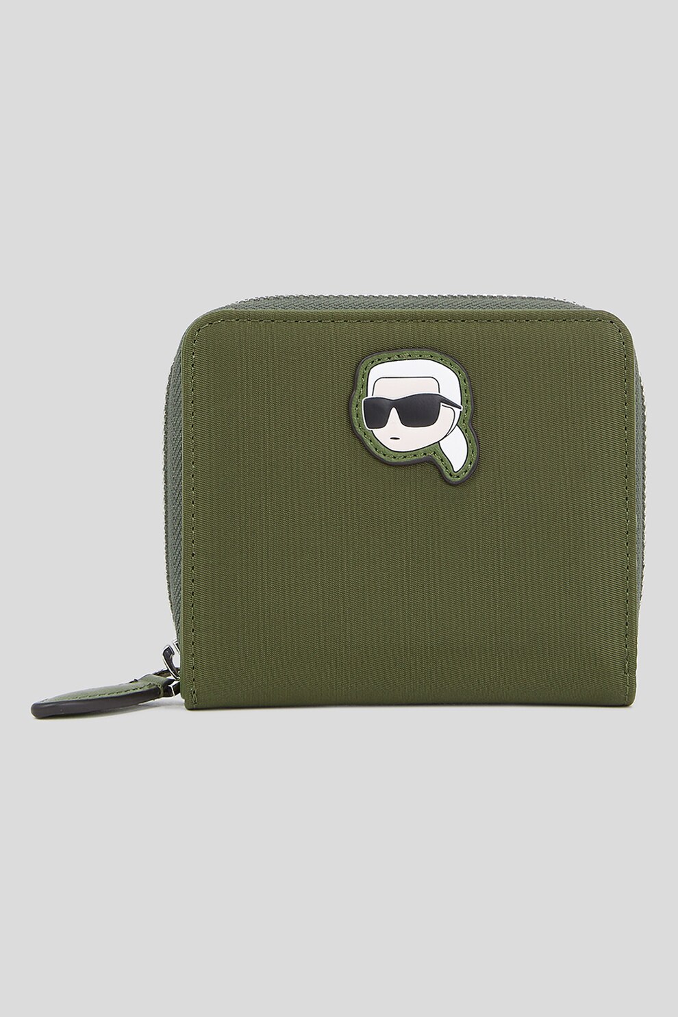 Karl Lagerfeld, Portofel cu fermoar Ikonik 2.0, Verde militar