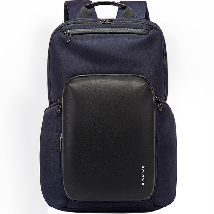 Uniszex laptop hátizsák, USB port és C típusú, BANGE BG7712NY kék