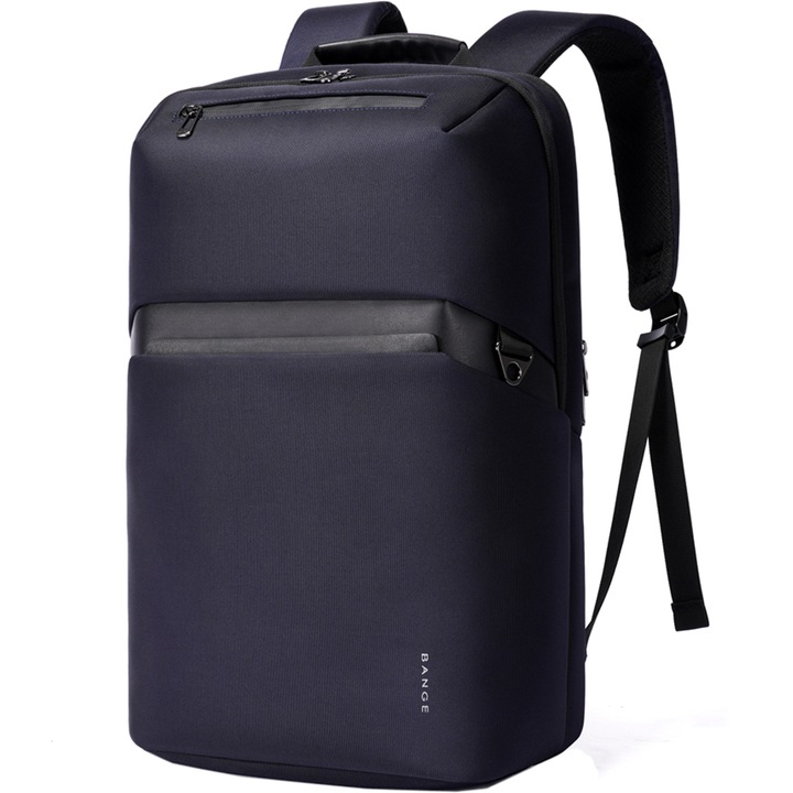 Унисекс раница за лаптоп, USB порт и тип-C, BANGE BG7715NY Blue
