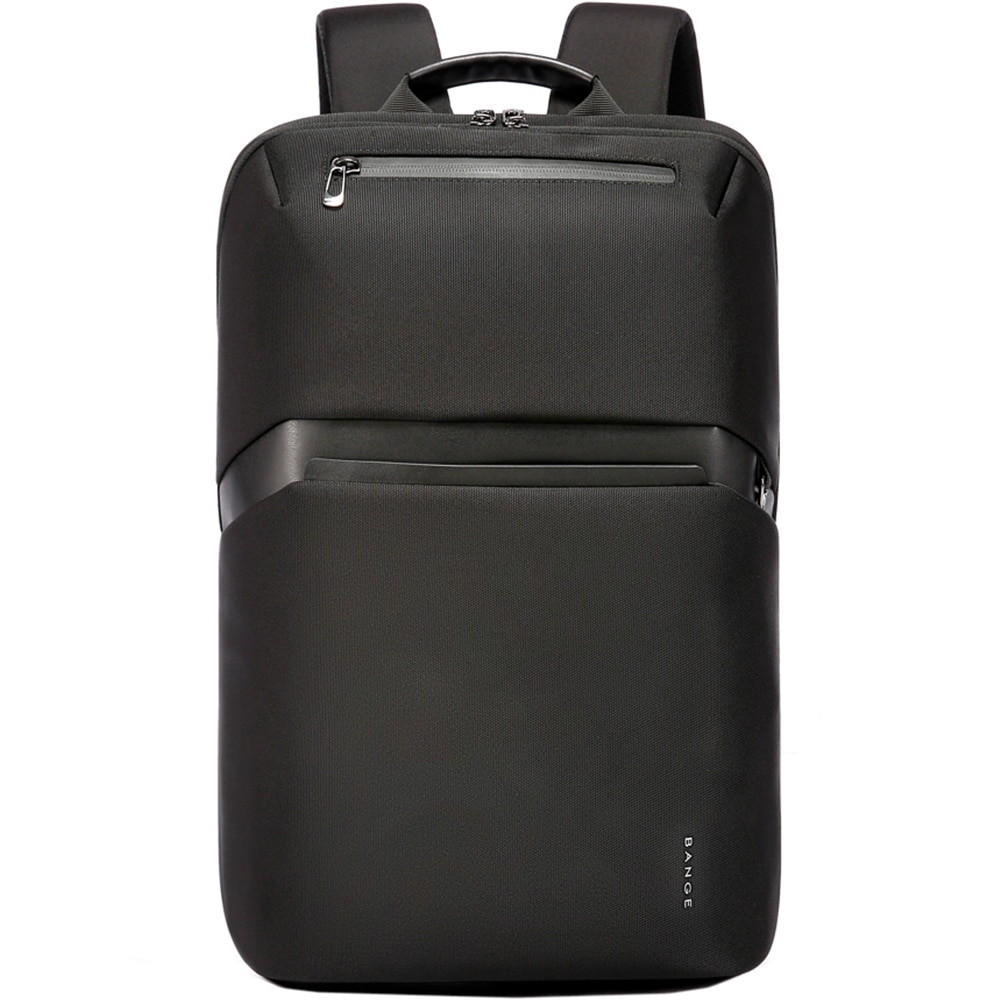 Rucsac laptop 15.6 inch, buzunar antifurt, rezistent la apa, sistem fixare pe valiza, buzunar antifurt, BANGE, BG7715BK, Negru