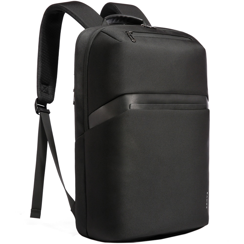 Rucsac laptop 15.6 inch, buzunar antifurt, rezistent la apa, sistem fixare pe valiza, buzunar antifurt, BANGE, BG7715BK, Negru