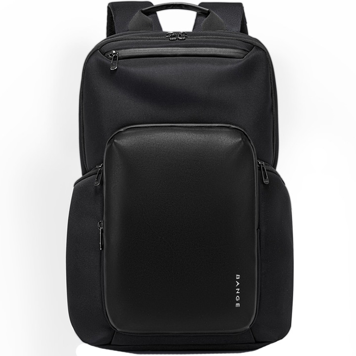 Унисекс раница за лаптоп, USB порт и тип-C, BANGE BG7712BK Черна