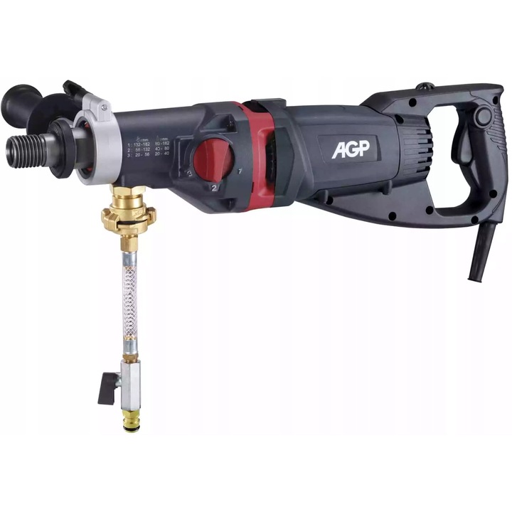 Masina de carotat cu percutie DMC160, Agp, Indicator LED, 3 viteze, 2200 W, Negru