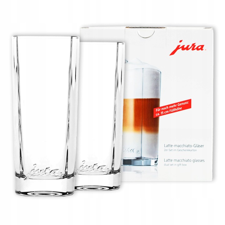 Set 2 pahare, Jura, Sticla, 14.9 cm, Transparent, 300 ml
