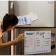Магнитна дъска за хладилник, Със 7 стикера, 21 х 30 см, 3 маркера + гъба, Бяла