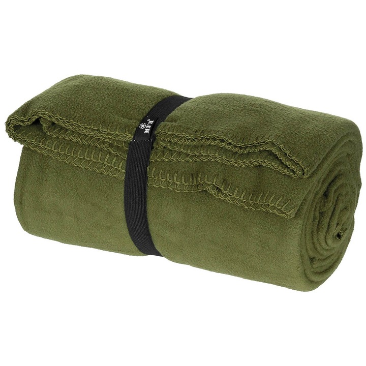 Поларено одеяло, OD зелено, 200 x 150 см, MFH 32340B