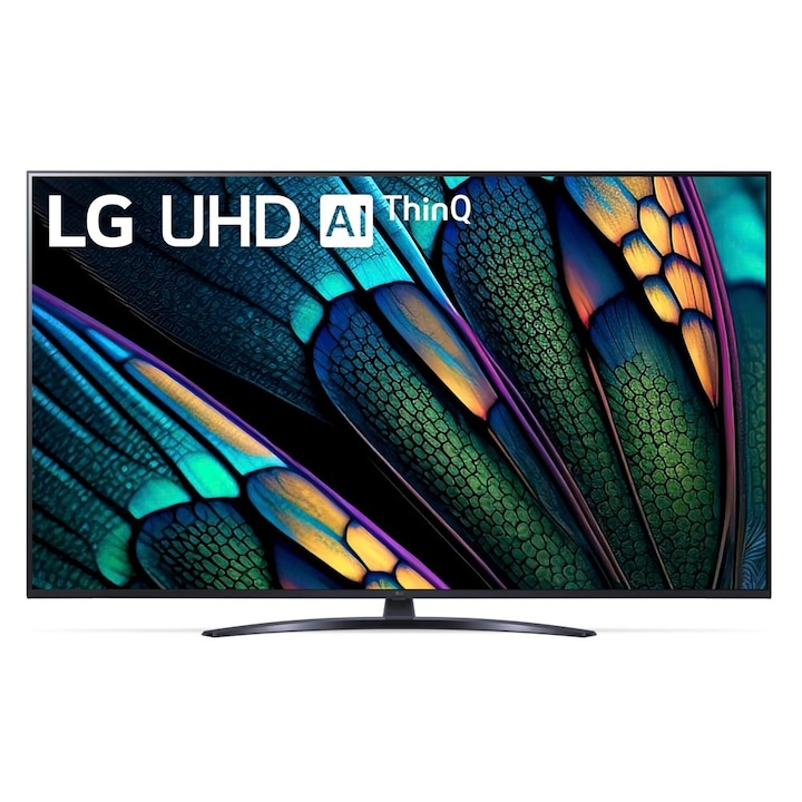 Smart TV, LG, 65UR81006LJ, 165,1 cm (65"), 4K Ultra HD, Wi-Fi, Fekete