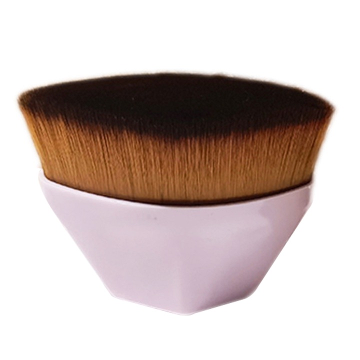 Pensula de machiaj AMRINUGL, design diamant, fibre ultra-fine, set de aplicatoare