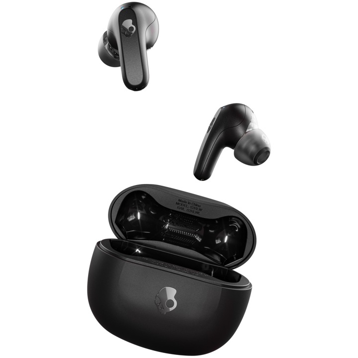 Casti Audio In-Ear, Skullcandy Rail True Wireless, Bluetooth, True Black