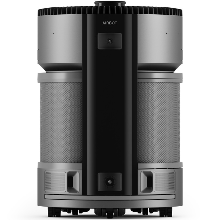 Робот за пречистване на въздуха Ecovacs AIRBOT Z1, AIVI™ 3D технология, Интелигентно 3D картографиране и навигация с TrueMapping 2.0, HEPA филтър, UV дезинфекция, Камера Starlight 960P HD, YIKO Voice Assistant, Батерия Li-Ion 5200mAh