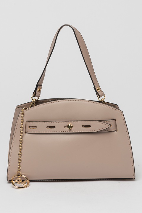 Antonia Moretti, Geanta crossbody de piele, Violet prafuit