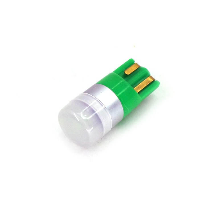 Set 6 becuri auto, motoLEDy, LED W5W, 12V CANBUS 190lm Verde