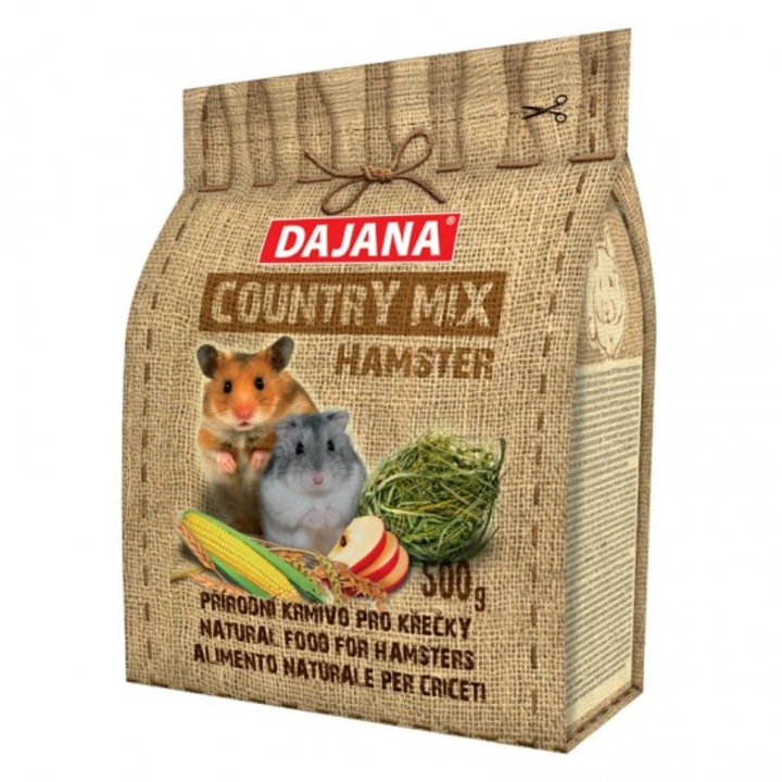 Hrana Completa Dajana Pet Country Mix, Pentru Hamsteri, 500 g, DP401J