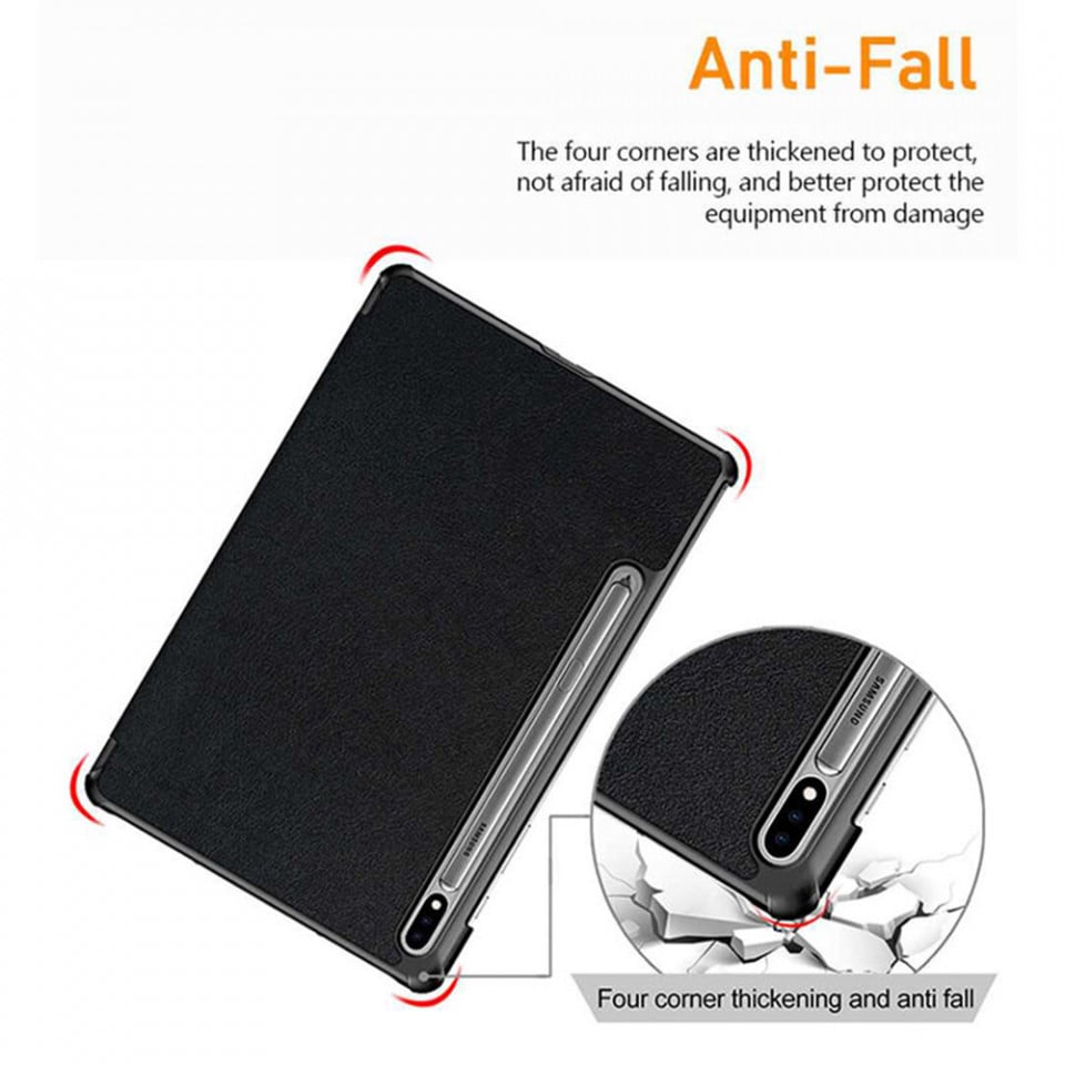 Husa pentru Samsung Galaxy Tab S7 / S8 - Techsuit FoldPro - Black