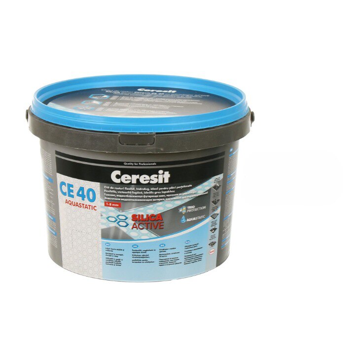 Chit de rosturi praf gresie si faianta Ceresit CE 40 Cream, interior/exterior, 5 kg
