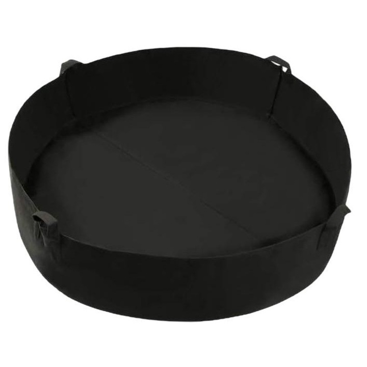 Ghiveci pentru legume, Fetru, 70 x 30 cm, Negru