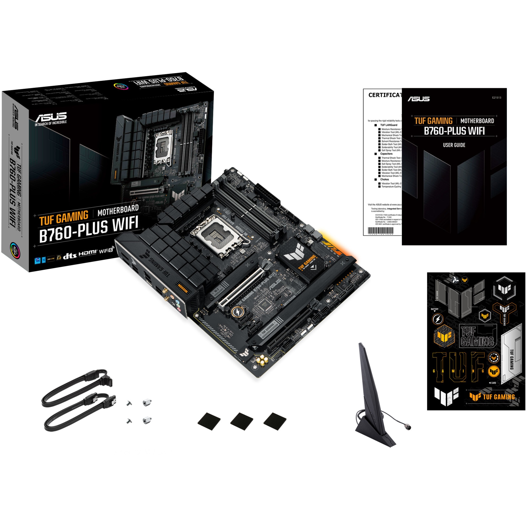 Placa de baza Asus TUF Gaming B760-PLUS WIFI, Socket 1700 - eMAG.ro