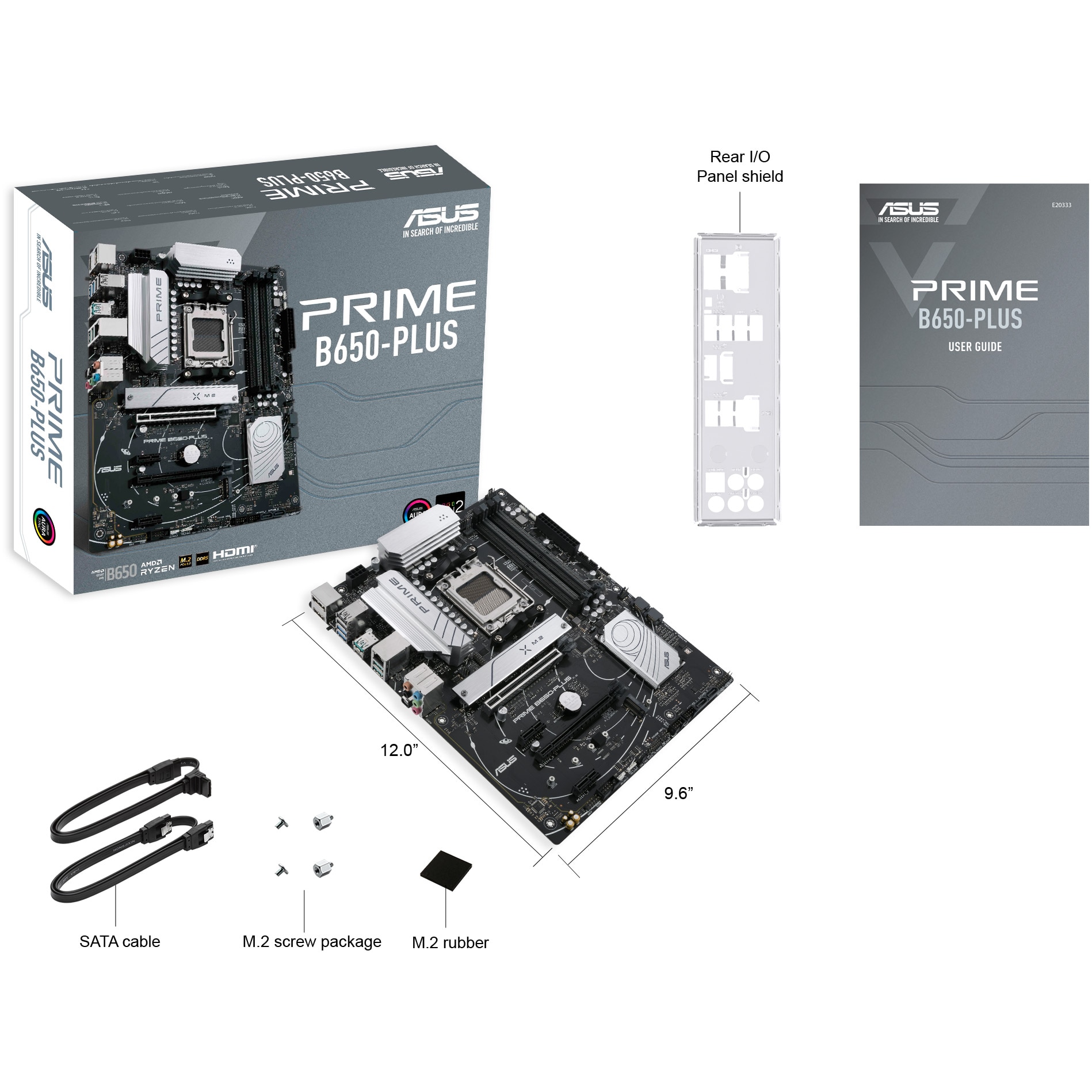 Placa de baza Asus Prime B650-PLUS, Socket AM5 - eMAG.ro
