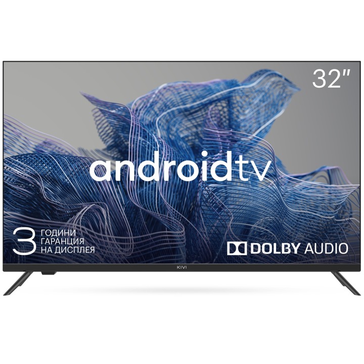 Телевизор KIVI LED 32H740NB, 32" (80 см), Smart Android TV, HD, Клас G