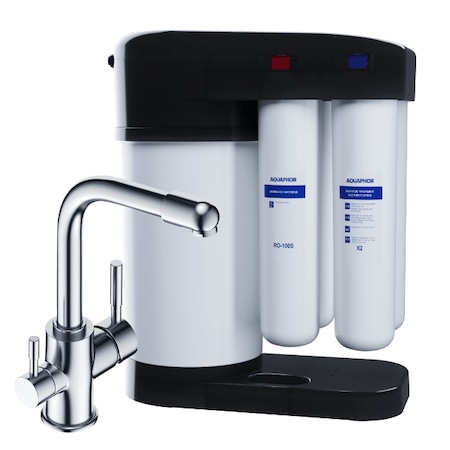 Sistem de filtrare a apei cu osmoza inversa Aquaphor Morion RO-102S Black