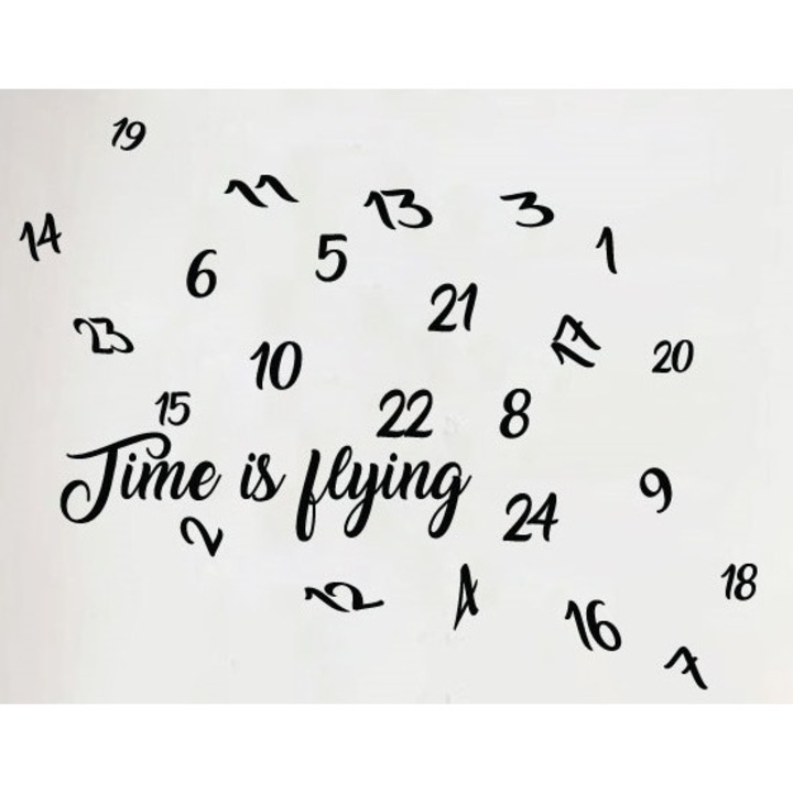 A matrica idő repülése 60x90 cm