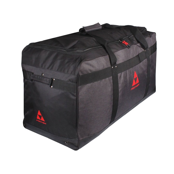 Сак за мултиспорт Fischer Team Bag SR S22, размери 109 x 51 x 46 см, черно-червен