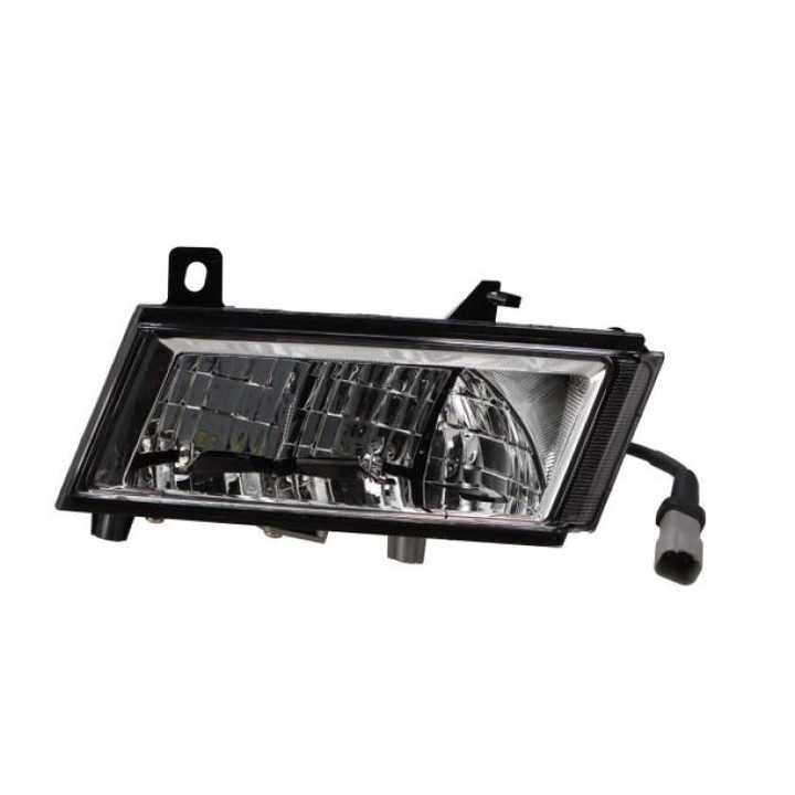 Ляв фар за мъгла Lamiro за Scania SRPG 2017-, Халоген, Черен