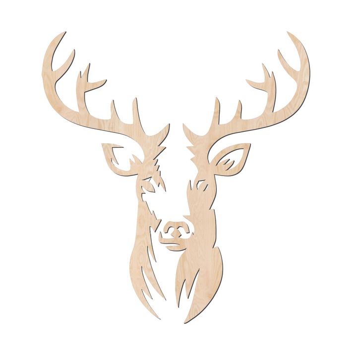 Декорация за стена, Lovie Елен, 69x75cm, Натурален