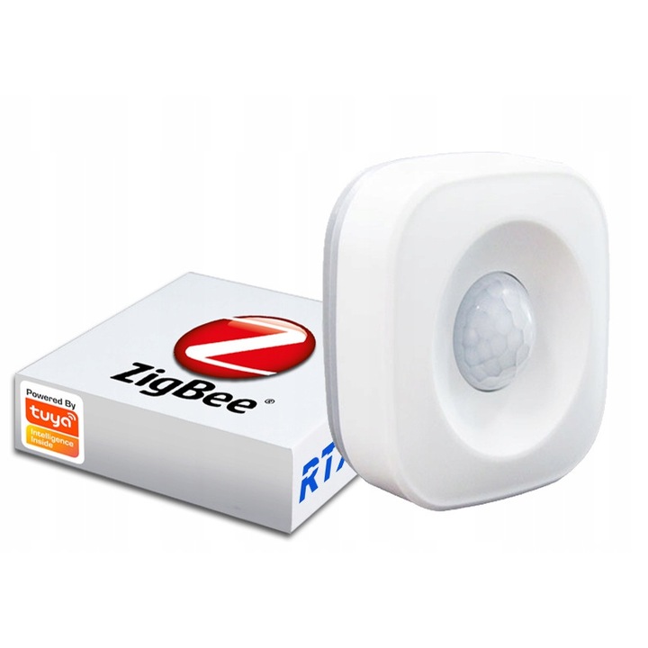 Senzor de miscare, ZigBee TUYA Smart PIR, Alb
