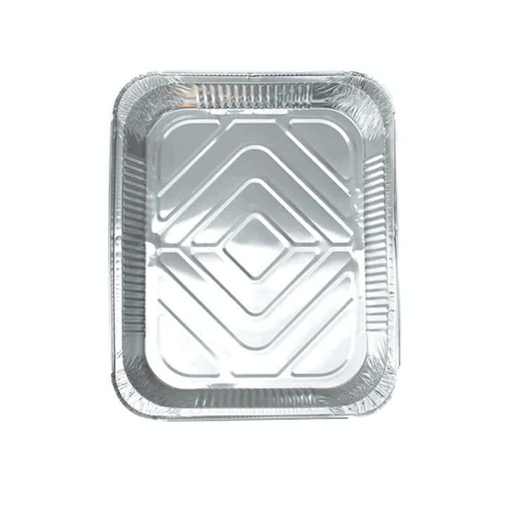 Set 2 Tavi de copt, Aluminiu de unica folosinta, Real Casa, 4,7l, 40x32x5cm
