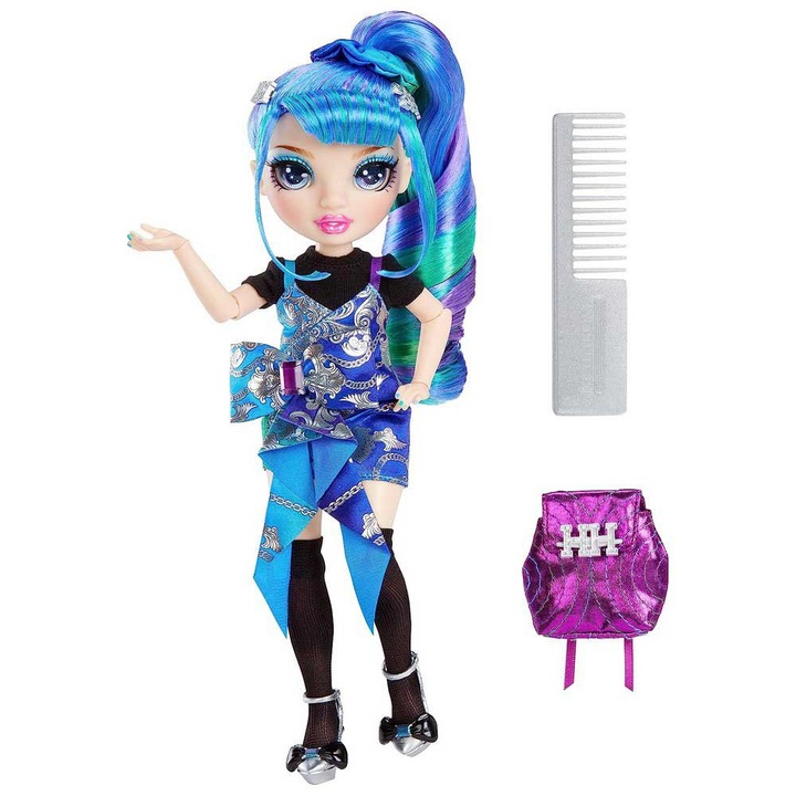 Кукла Rainbow High S3 Junior High Holly De´Vious, С аксесоари, 26 см