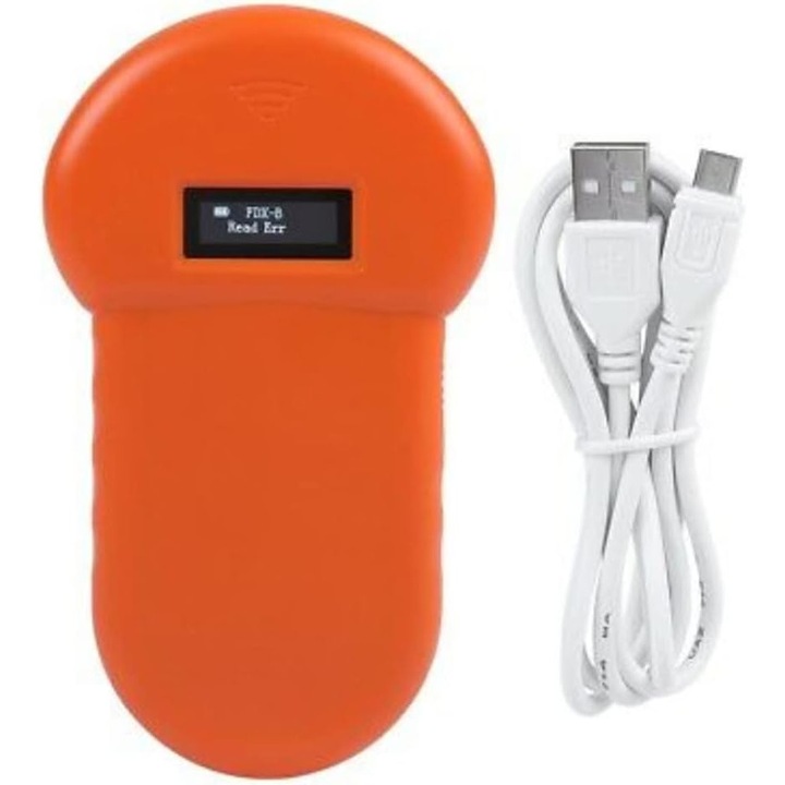 Cititor cipuri pentru animale de companie, USB, Portocaliu