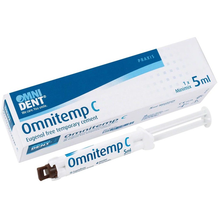 Ciment pentru cimentare temporara fara eugenol, Omnitemp C, 1x5ml