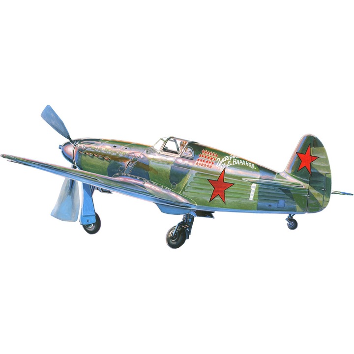 Repülőmodell készül MisterCraft Yakovlev Yak-1 szovjet vadászgép kora 1:72 MCR B20