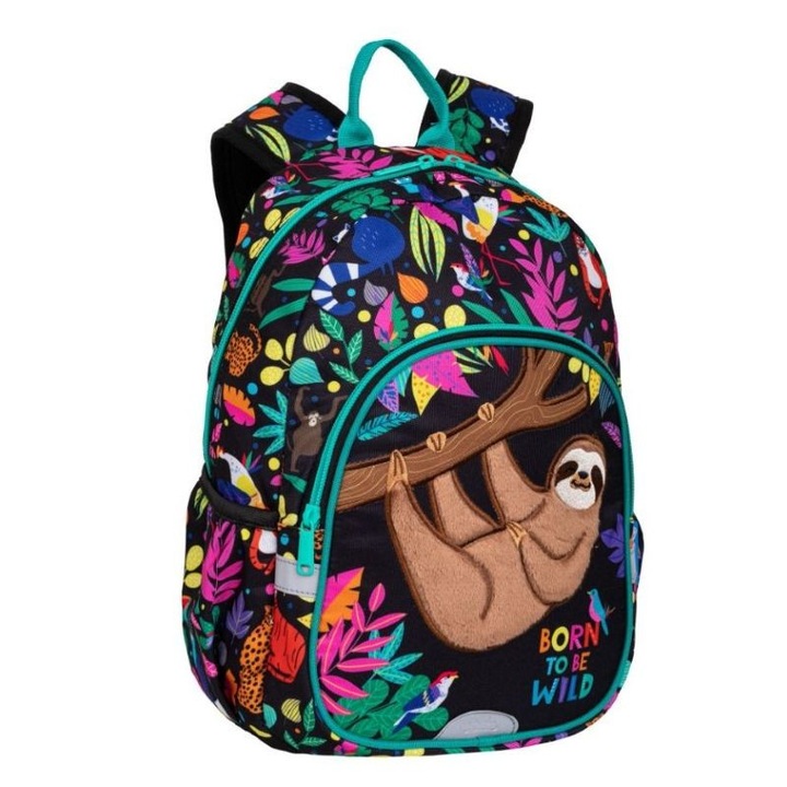 Раница за детска градина Colorino, Toby, Wildkid, 36 x 26 x 12, Многоцветен