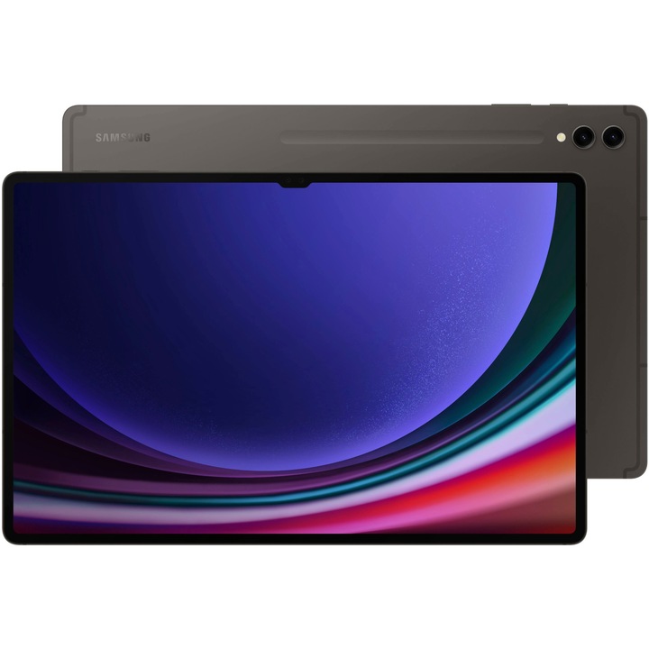 Таблет Samsung Galaxy Tab S9 Ultra, Graphite, Cellular с процесор 1x Cortex-X3 (3.36 GHz) + 2x Cortex-A715 (2.8 GHz) + 2x Cortex-A710 (2.8 GHz) + 3x Cortex-A510 (2.0 GHz), 14.6", 12 GB, 512 GB, Android 13, Графит