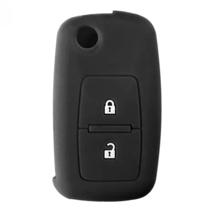 Szilikon kulcstok, Fekete, Volkwagen, Seat, Skoda
