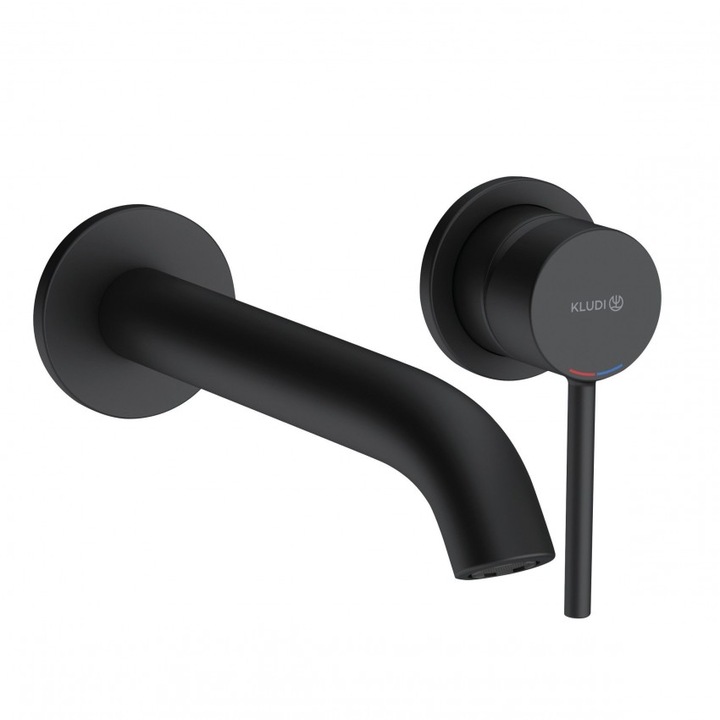 Baterie lavoar incastrat Kludi Bozz, negru