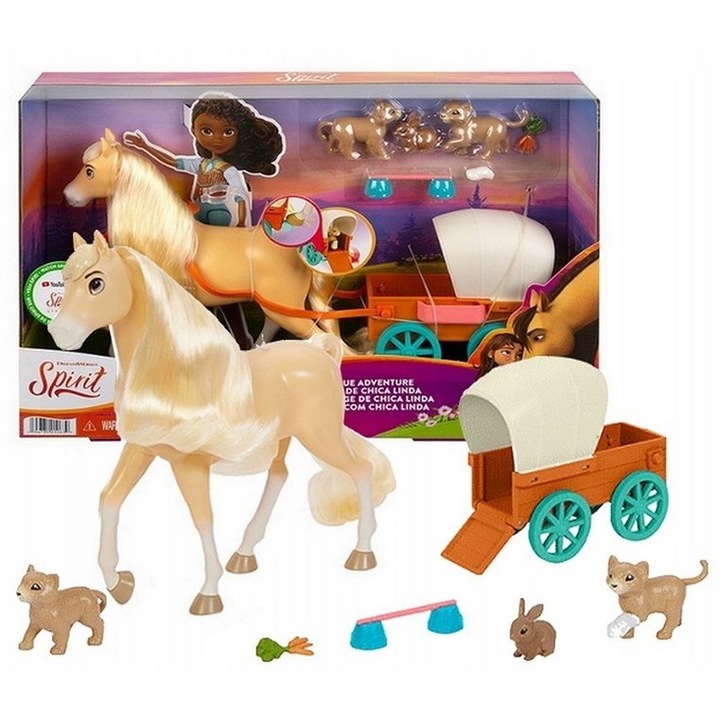Комплект за игра Mattel Mustang Spirit of Freedom Horse Chica Linda