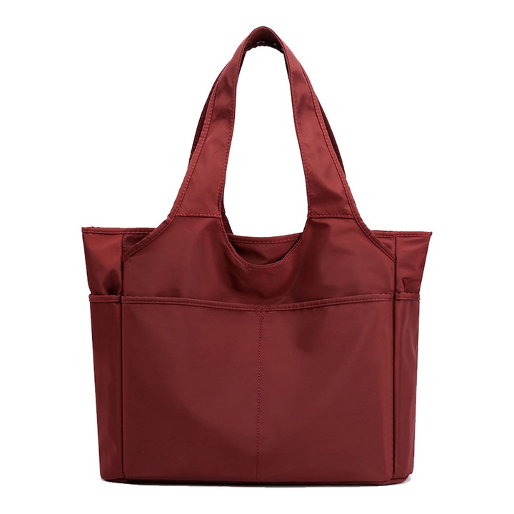 Női táska, QttvbTna, nejlon/vászon, piros