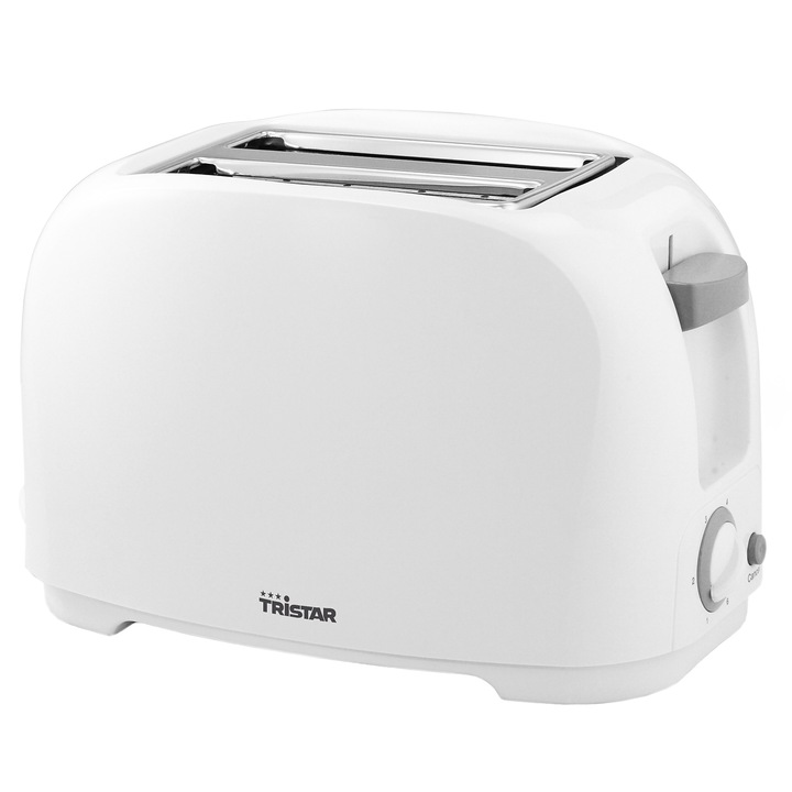 Тостер Tristar BR-1013, 800 W, 2 Филии, 6 Степени на запичане, Бял