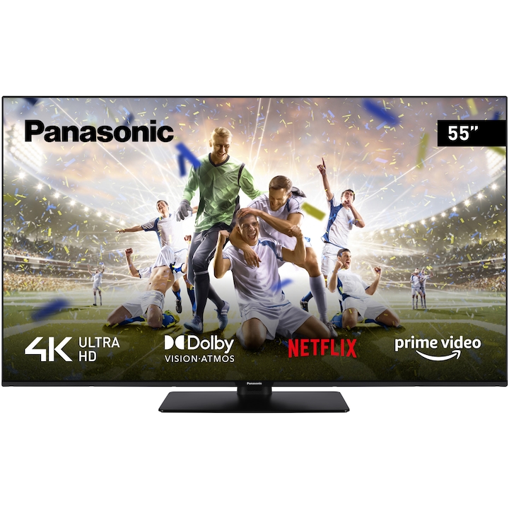 Телевизор Panasonic LED TX-55MX600E, 55" (139 см), Smart, 4K Ultra HD, Клас F (Модел 2023)