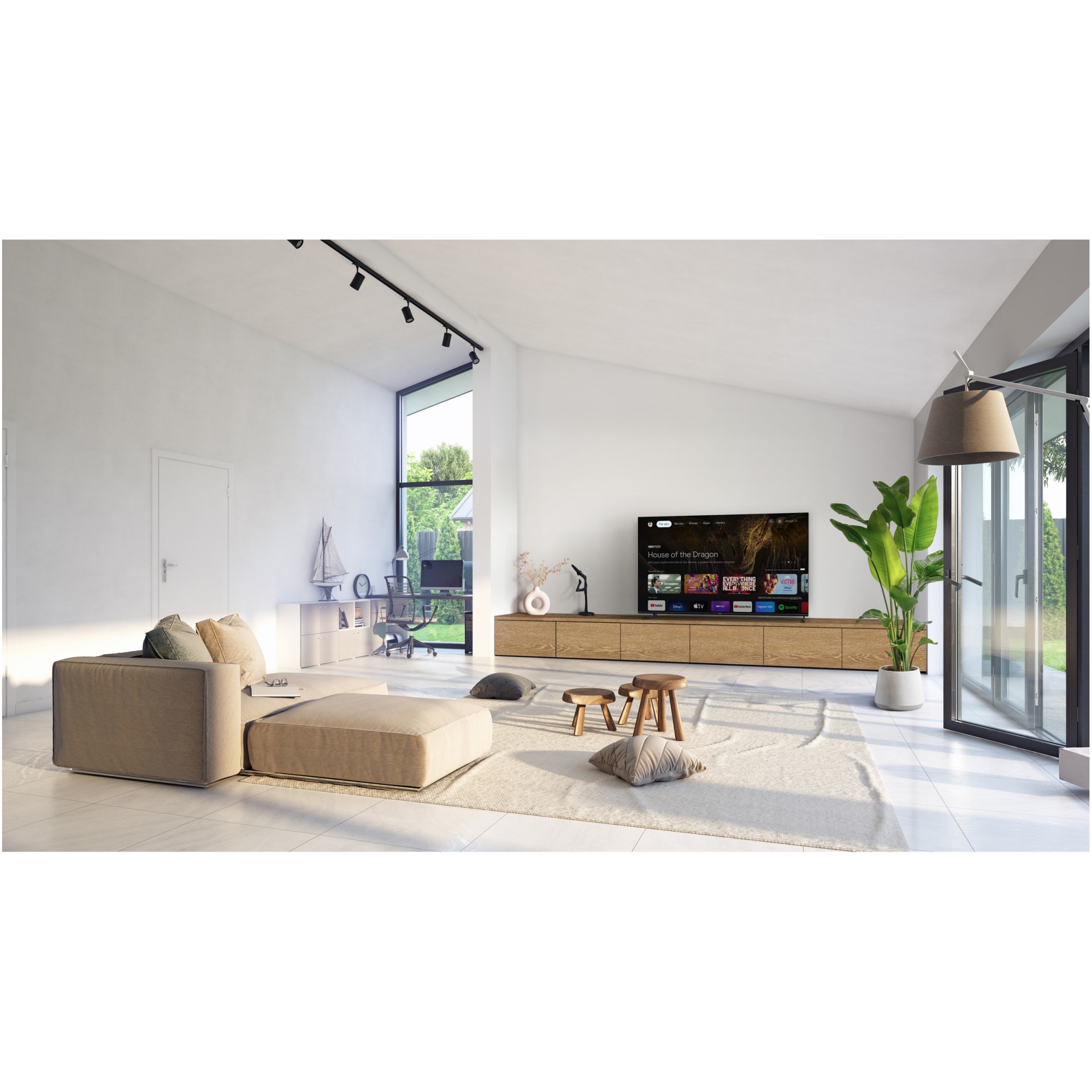 Televizor Panasonic OLED TX-55MZ700E, 139 cm, Smart Google TV, 4K Ultra HD, 100Hz, Clasa F
