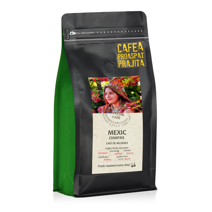 Прясно изпечено кафе Mexico Specialty Coffee, 100% Арабика, Зърна, 500 гр