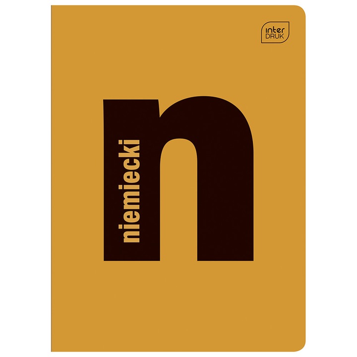 Caiet A5, Interdruk, Germana, Polipropilena, 60 file, 70 g, Galben