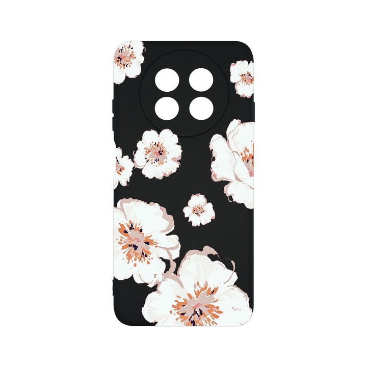 Силиконов калъф BestCase за Huawei nova Y91, Pastel Colors - Flowers, SLIM 1.2MM, Microfiber interior, Premium Soft Liquid Silicone, PB 499