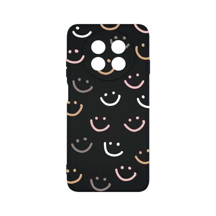 Силиконов калъф BestCase за Huawei nova Y91, Smile Please, SLIM 1.2MM, Microfiber interior, Premium Soft Liquid Silicone, PB 985
