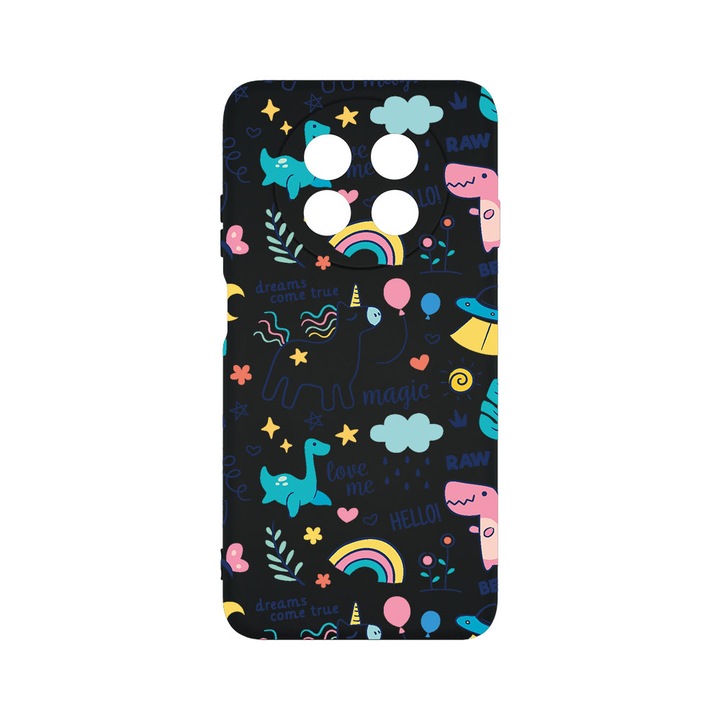 Силиконов калъф BestCase за Huawei nova Y91, Unicorn - Dreams Comes True, SLIM 1.2MM, Microfiber interior, Premium Soft Liquid Silicone, PB 759